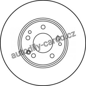 Brzdový kotouč TRW DF1598 – MERCEDES W124, COUPE Brzdový kotouč TRW DF1598 – MERCEDES W124, COUPE