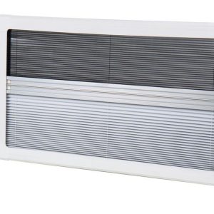 Roleta vnitřní zatemňovací Carbest RW Van 800 × 500 mm s moskytiérou – bílý rám 304528