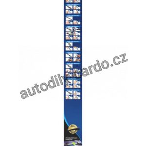 Sada stěračů VALEO Silencio X-TRM (VA 574387) – 550mm + 530mm Sada stěračů VALEO Silencio X-TRM (VA 574387) – 550mm + 530mm