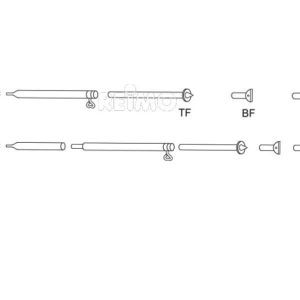 Tyč bouřková hliníková Piper 1,8–2,6 m třídílná průměr 32/28 mm s plechovou patkou pro předstany 308370 Tyč bouřková hliníková Piper 1,8–2,6 m třídílná průměr 32/28 mm s plechovou patkou pro předstany 308370