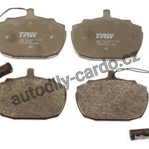 Sada brzdových destiček TRW GDB771 – AUSTIN (ROVER)