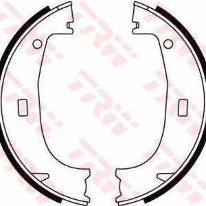 TR GS8594 Sada brzdových čelistí TRW TR GS8594 Sada brzdových čelistí TRW