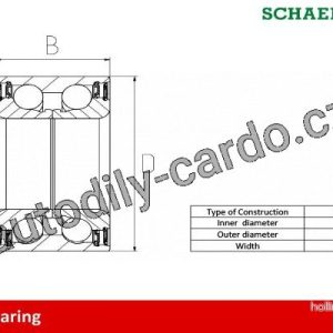 Sada ložisek kol FAG 713618200 – TOYOTA CELICA TA2 1.6 GT TA2. TA22 / kW: 79/ 12.1974-> Sada ložisek kol FAG 713618200 – TOYOTA CELICA TA2 1.6 GT TA2. TA22 / kW: 79/ 12.1974->