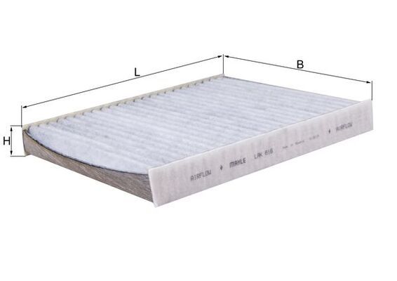 MH LAK816 Filtr, vzduch v interiéru KNECHT