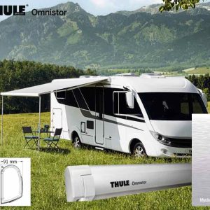Motorizovaná nástěnná markýza Thule Omnistor 5200 3,55 m (stříbrná, mystic grey) 312431 Motorizovaná nástěnná markýza Thule Omnistor 5200 3,55 m (stříbrná, mystic grey) 312431