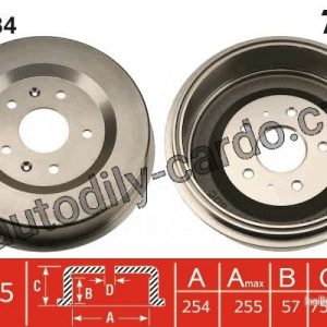 Brzdový buben TRW DB4384 Brzdový buben TRW DB4384