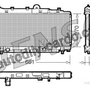 Chladič motoru DENSO (DE DRM09093) Chladič motoru DENSO (DE DRM09093)