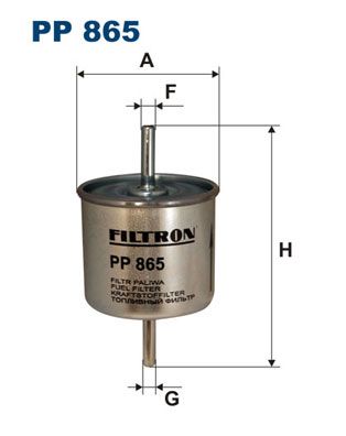 FI PP865 Filtr palivový FILTRON