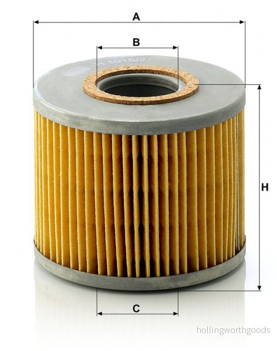 Olejový filtr MANN H1018/2N (MF H1018/2N)