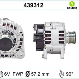 VA 439312 Alternátor VALEO VA 439312 Alternátor VALEO