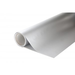 Matná stříbrná polepová fólie 152x1500cm - interiér/exteriér MF02-150