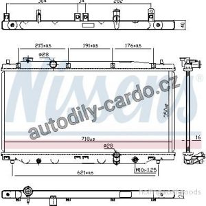Chladič motoru NISSENS 681394 Chladič motoru NISSENS 681394