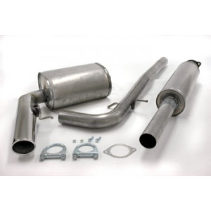 Chromovaný ocelový výfuk 1x90mm Volvo S60 I R 02VO012-9
