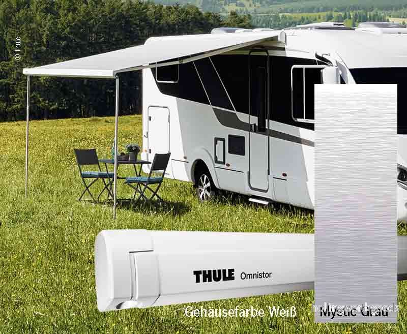 Markýza boční Thule Omnistor 5200 4,50 m (12V motor, bílá, mystic grey) 312434